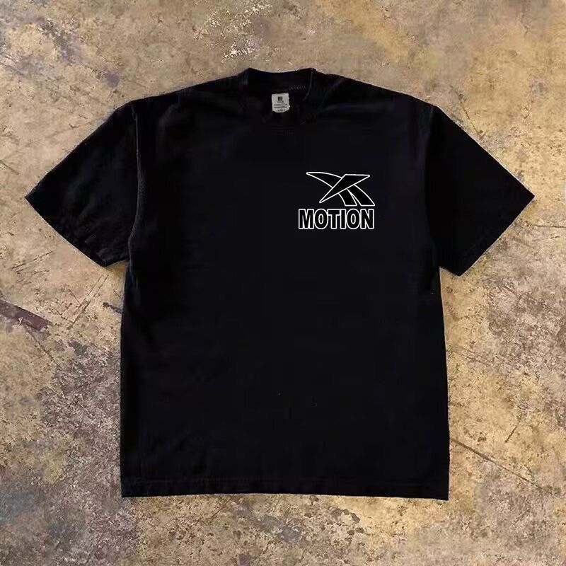 Men's High-quality Round-neck Pullover Short-sleeved T-shirt_viptrois.com