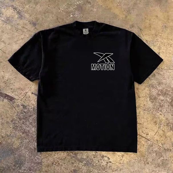 Men's High-quality Round-neck Pullover Short-sleeved T-shirt_viptrois.com