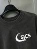 100% Cotton Washed Vintage Men's 3-Pack T-shirts Sjics Moon Monogram Print Crew Neck Short Sleeve Casual Tops In Gray Brown Light Gray_viptrois.com