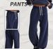 2025 New Velvet Thickened Men's Casual Pants Scimitar Wide-leg Men's And Women's Trousers_viptrois.com
