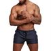 "Waterproof Men's Beach Shorts - Quick-Dry Anti-Odor Swim Trunks With Drawstring (White/Black/Army Green/Mint) - M-3XL"_viptrois.com
