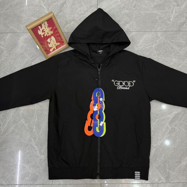 2025 Hooded Business Pearl Stylish Jacket For Men And Women Couples Fashion Versatile Top High-end Internet Celebrity_viptrois.com