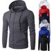 Herbst Männer Sweatshirts Langarm Jacke Hoodie Reiß Verschluss Jacke Männliche Hoodies Sweatshirt Slim Fit Männliche Kleidung_viptrois.com