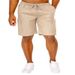 Men's Cargo Shorts With Drawstring Waist - Classic Utility Design Multiple Pockets Casual Comfortable Shorts_viptrois.com