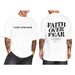 Fe Cristiana Sobre El Miedo Para Hombres, Camisetas Religiosas Jesús, Camiseta Oversize, Casete Música, Mamá De Fútbol,_viptrois.com