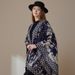 Unisex Scarf Fashion All-match Thickened Warm Shawl Cashew Flower Cashmere Cape_viptrois.com