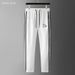 Men's Clothing Men's High End Embroidered Casual Pants Men's Trendy Straight Slim Spring and Autumn New Men's Sports Pants_viptrois.com