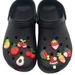 Cartoon Fruit Accessories PVC Soft Rubber Shoes Flower Shoe Buckle Decorative Buckle_viptrois.com