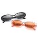 Men's Sunglasses Cow Colored Sunglasses Oval Frame Sunglasses Fashion Sunglasses Internet Celebrity Ins Street Shot Small Frame Glasses_viptrois.com