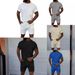 Men's Wrinkle-Free Waffle Knit Lounge Set – Breathable Short Sleeve Tee & 5" Shorts (S-XXXL, 5 Colors)_viptrois.com