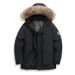 Men's Clothing Thickened Hooded Down Jacket, 550 Fill Power White Duck Down, Winter Warm Coat For Youth & Big Sizes, Casual & Comfortable_viptrois.com