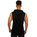 GYM WARRIORS Muscle Fitness Hooded Vest Summer Sleeveless T-Shirt American Street Sweat Absorbing Breathable Loose_viptrois.com