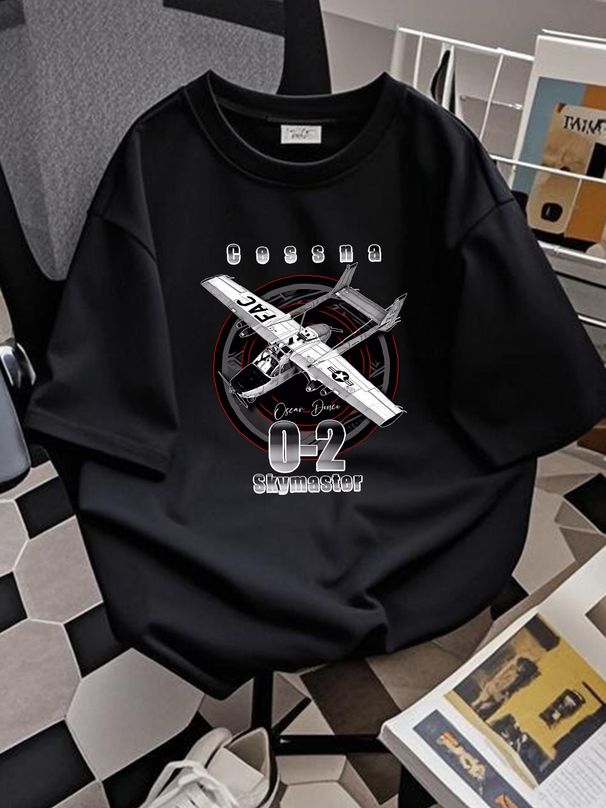 NWT Cessna O-2 Skymaster USAF Military Variant Of The Skymaster T-Shirt Streetwear Versatile Unisex Comfortable Designer Clothes_viptrois.com