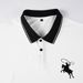 Men's Printed Polo Shirt - Short Sleeve Casual Tight Lapel Shirt, Breathable Polyester Fashion Top For Summer, Slim Fit (White) Sizes S-XXL_viptrois.com