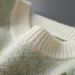 Men's Sunflower Jacquard Wool Sweater | Autumn Winter Thick Knit Pullover | Oversized Round Neck Long Sleeve Jumper (White/Black/Light Grey)_viptrois.com