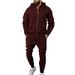 Men’s Fleece-Lined Hooded Sweatshirt & Jogger Pants Set – Lightweight & Comfortable (Sizes S-XXXL)_viptrois.com