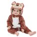 Baby jumpsuit flannel newborn clothes baby animal pajamas out clothes_viptrois.com