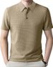 Men's Clothing Foreign Trade 2025 Summer New Men's Short Sleeved T Shirt Polo Shirt Lapel Button European And American Heavy Casual T Shirt_viptrois.com