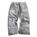 Men's Clothing Fashion Letter Print Printed Trousers Elastic Waist Loose Men And Women Trendy Sweatpants_viptrois.com