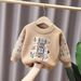 Kid's Clothing Boys Mink Fleece Sweater Children's Sweater 2024 Autumn And Winter New Style Boy Baby Fashion Pullover Bottoming Sweater_viptrois.com