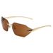Men's Sunglasses Frameless Sunglasses Personality Simple Men And Women's Curved Lens Fashion Trend Sunglasses_viptrois.com