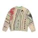 Casual Reto 9 Autumn New National Fashion Winte 8 Tend Thick Knit 3D Digital Pint Men's Cew Neck Sweatshit_viptrois.com