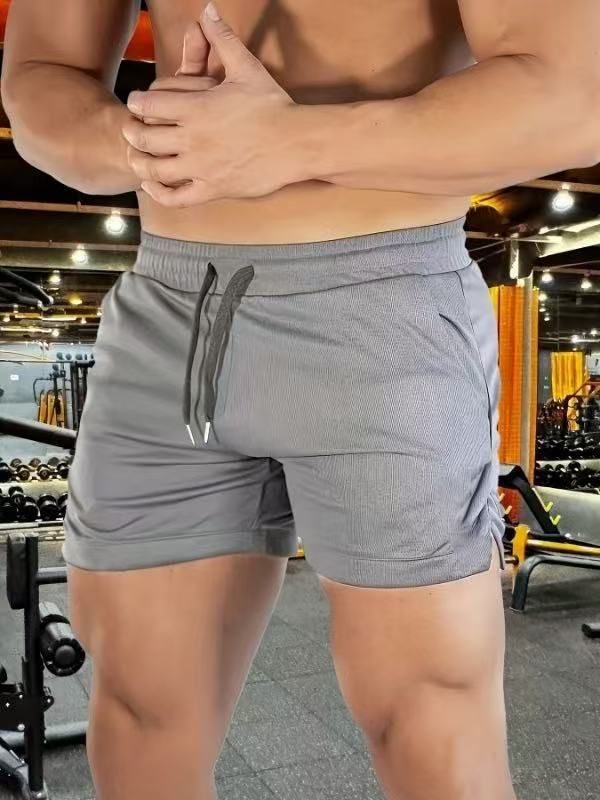 Men's Quick-Dry Mesh Gym Shorts For Running Workout Training & Beach - Lightweight Breathable Athletic Shorts With Comfort Fit_viptrois.com