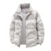 Men's Clothing Jacket For Men And Women, Winter Loose Windproof Thickened Cotton Padded Jacket For Couples, Thickened Cotton Padded Jacket For Men_viptrois.com