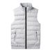 Men's Lightweight Winter Vest Hooded Sleeveless Jacket, Slim Fit Zip-Up Puffer Gilet For Casual & Outdoor_viptrois.com
