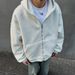 American Style Design Three-Dimensional Backpack Cardigan Sweatshirt Men's Spring And Autumn New Short Wide Boxy Sports_viptrois.com