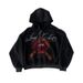 Y2K New Autumn And Winter American Letter Print Dark Wind Gothic Retro Loose Zipper Hoodie_viptrois.com