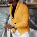 Men's Clothing 2024 New Solid Color Fashion Casual Slim Knitted Cardigan Sweater Men_viptrois.com
