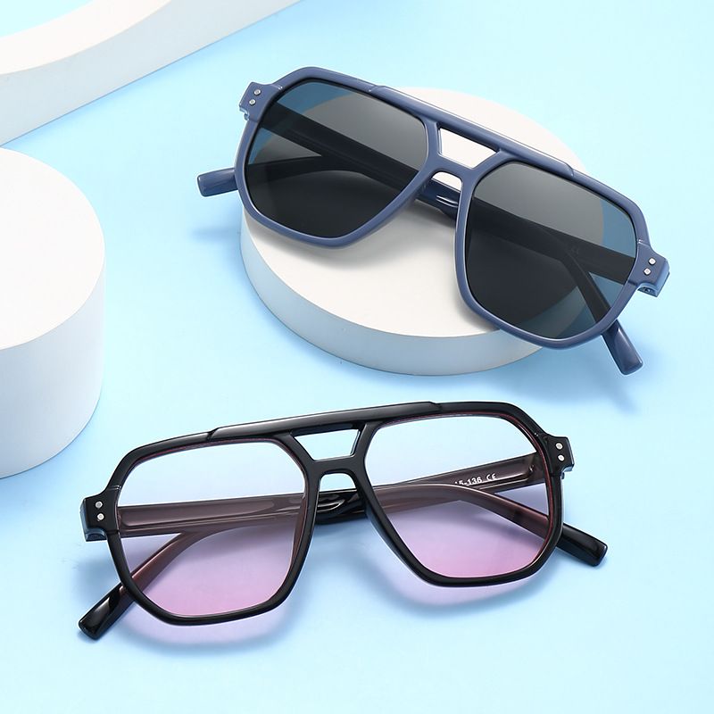 2023 New Polygonal Children's Glasses Student Sunglasses Sun Visors 6-105_viptrois.com