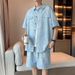 Men's Clothing Spring And Summer Hot Short Sleeved Shorts Suit For Men Loose Student Daily Wear Outerwear Suit_viptrois.com