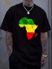 Africa Map Reggae Rasta Print Green Yellow Red Afr Baseball Cap Snapback Caps Knitted Hat Graphic Versatile Designer Clothes Summer_viptrois.com