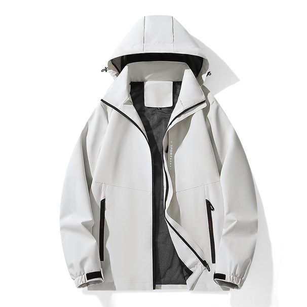 New Men's Spring With Detachable Cap, Windproof And Waterproof Assault Suit, Couple's Plus Size Outdoor Mountaineering_viptrois.com