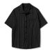Men's Clothing Short Sleeved Ice Silk Shirt Men's Trendy Half Sleeved Shirt Men's Clothing Trendy Two Piece Suit_viptrois.com