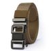 Men's Belts Toothless Alloy Automatic Buckle Thickened Nylon Belt Business Casual Belt Youth Personality Trend Nylon Canvas Versatile_viptrois.com