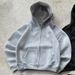 Men's Clothing New Simple Embroidered Sweatshirt Fashion Retro Casual Zipper Cardigan Sweatshirt Jacket_viptrois.com