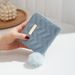 Women's Embroidered Short Wallet - Double Zipper Card Holder With Wristlet Strap & Detachable Pom Pom (Wave Pattern Design, Compact & Stylish)_viptrois.com