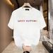 2024 summer new light luxury men's T-shirt short sleeve minimalist design print round collar fashion trend everything_viptrois.com