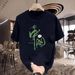 Casual Urban Fashion For Men & Women Panda Graphic Print T-Shirt Oversized Relaxed Fit 100% Cotton Unisex Streetwear_viptrois.com