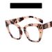Women's Eyeglasses Cat Eye Large Frame Anti Blue Light Flat Glasses New Personalized Frame Glasses Trendy Plain Rice Nail Glasses Frame_viptrois.com