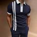 Summer New Mens Vintage Plaid Polo Shirt Fashion Casual_viptrois.com