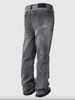 Men's Skinny Elastic Jeans Black White Casual Pants Mid Waist Zipper Fly Denim Spring Trendy Vintage High Street Style_viptrois.com