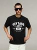 Urban Relaxed Fit Vintage Classic 1987 Cotton T-Shirt Men's Everyday Casual Streetwear Tee_viptrois.com