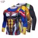 Men's Clothing Digital Printing T Shirt Cycling Quick Drying Sports Breathable Long Sleeved Compression Tights T Shirt_viptrois.com