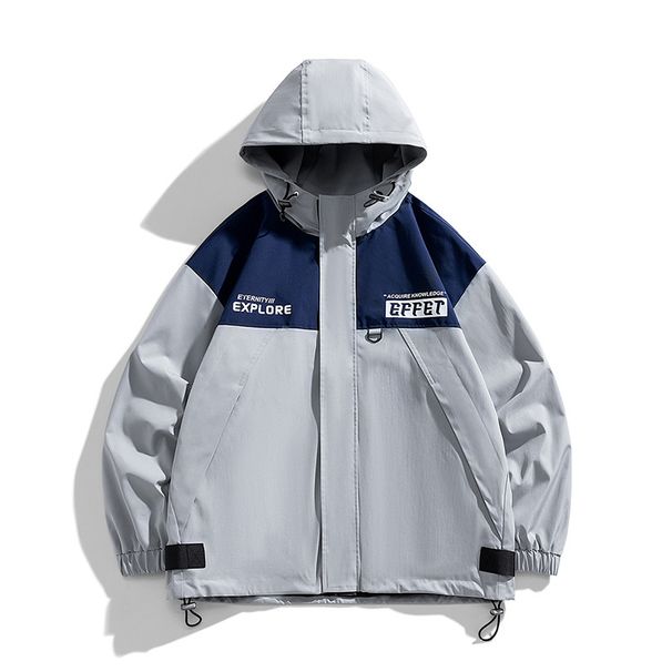 Men's Outerwear Spring Autumn, Cool And Stylish For Teenagers, Workwear, Loose Casual Jacket, Men's Style_viptrois.com