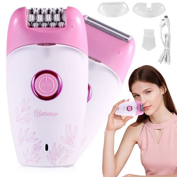 HATTEKER Lady Epilator Electric Shaver For Women Razors Kit Hair Remover_viptrois.com