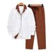 Men's Clothing Foreign Trade Sports Men's Two Piece Casual Sports Fashion Suit Light And Comfortable Long Sleeved Trousers Suit_viptrois.com